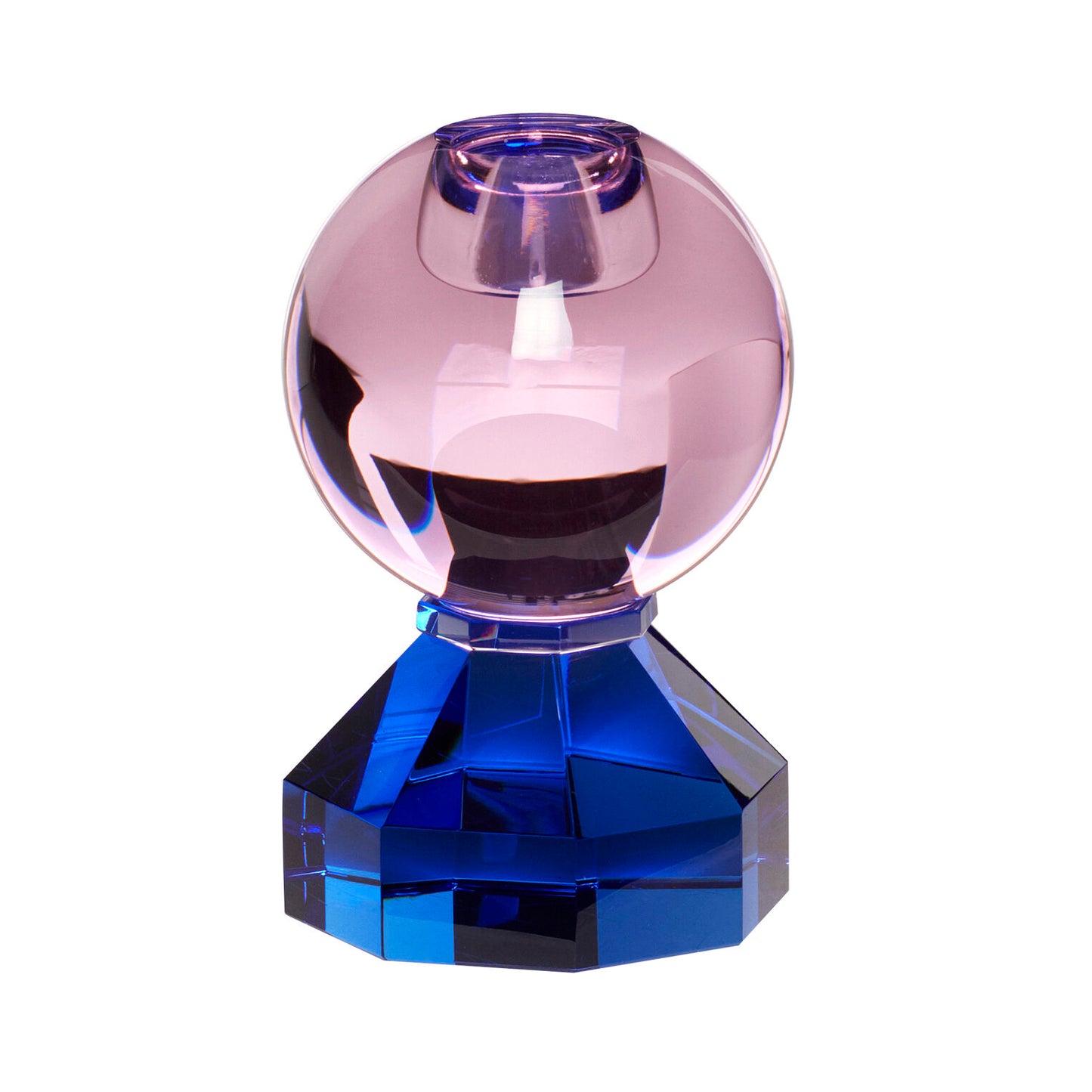 Kerzenhalter Kristall - BLUE/PINK