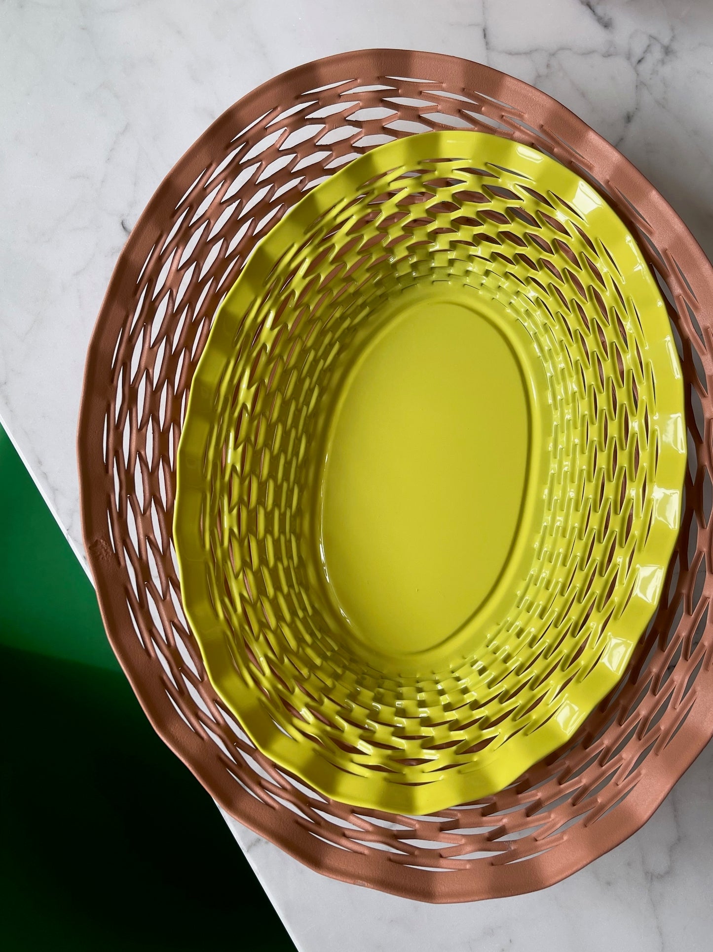 Bread basket from France - YELLOW