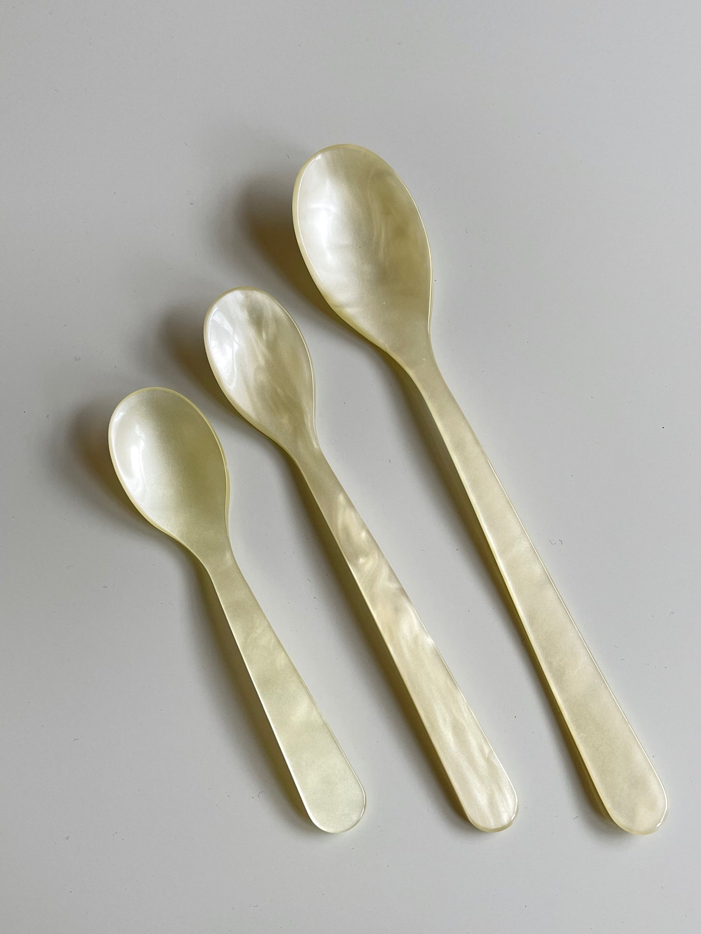 Spoon acrylic glass - VANILLA