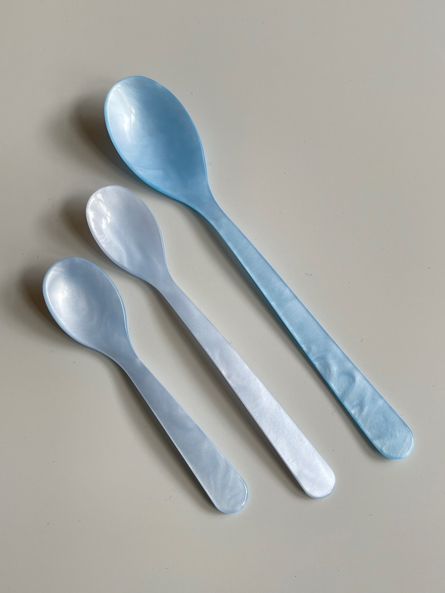 Spoon acrylic glass - BLUE