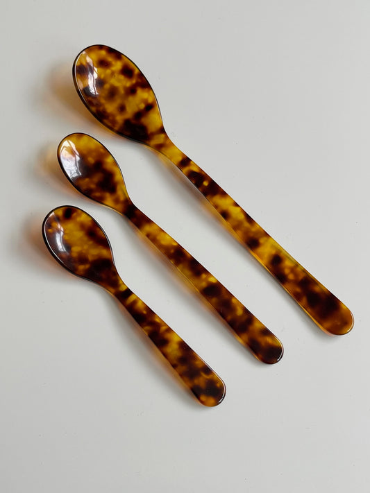 Spoon acrylic glass - TORTOISE