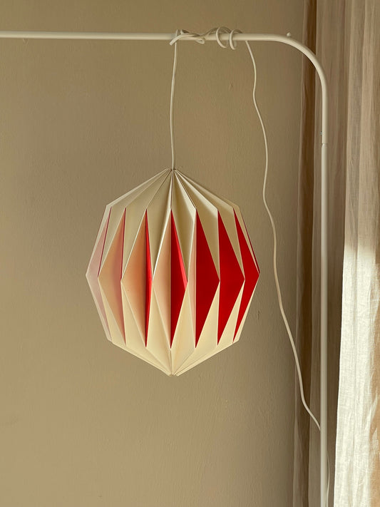 Paper lampshade - RED