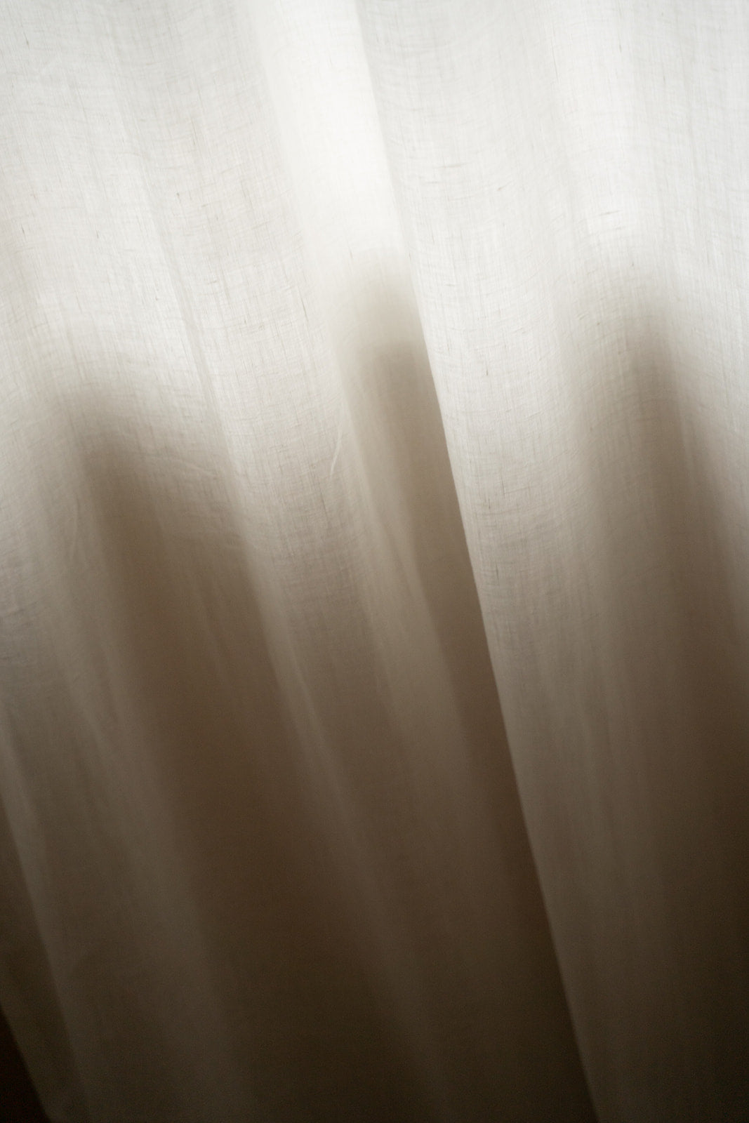 Linen curtain light - WHITE //order free of charge in desired length